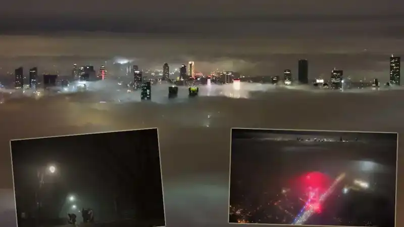 İstanbul'un Görünmeyen Yüzü: Sisle Kaplı Şehir Manzaraları