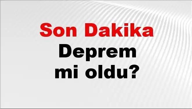 Balıkesir'de Deprem Korkusu: Son Gelişmeler ve Ayrıntılar