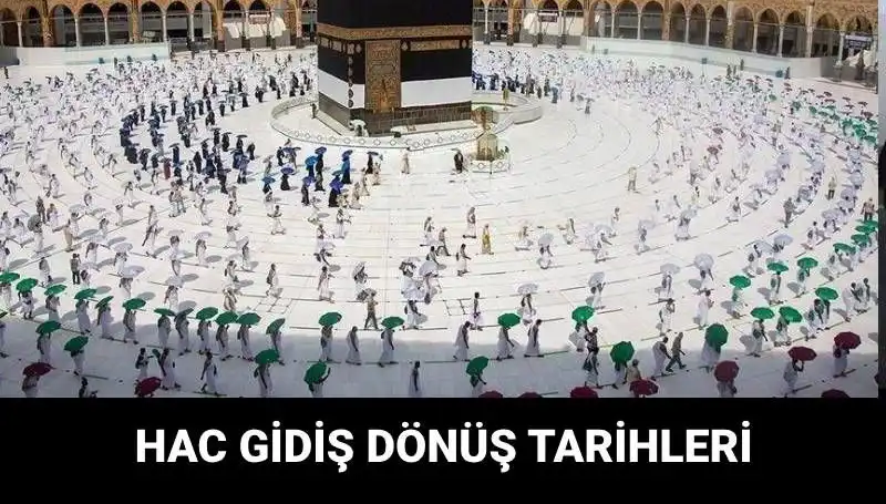 Hac Yolculuğu İçin Beklenen Tarihler: 2025 Hac Gidiş Dönüş Programı Açıklandı