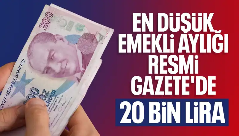 Emekli Maaşları Tarihi Zirveye Ulaşıyor: 20 Bin Lira!