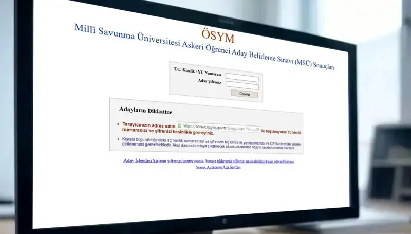 2025 MSÜ Sınav Sonuçları Açıklandı mı? ÖSYM AİS ile Sorgulama Rehberi!