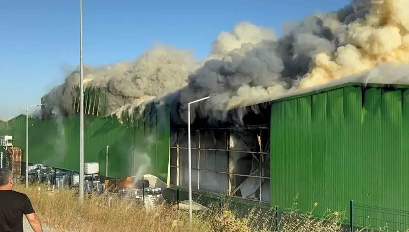 Balıkesir'de Fabrika Yangınında İki İşçi Hayatını Kaybetti, Bir Kişi Tutuklandı