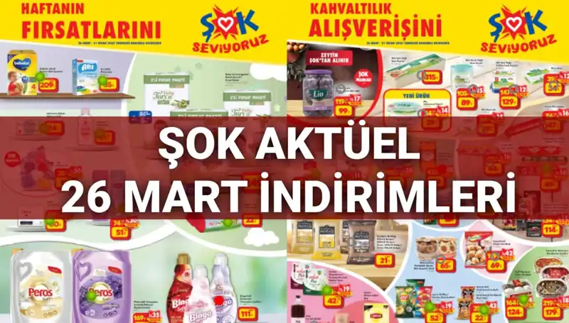 ŞOK Aktüel Kataloğu ile Ev İhtiyaçlarınızda Büyük İndirimler!